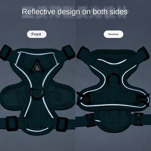 Nuevo Arnés de Pecho para Perros y Gatos, Transpirable, Reflectante, de Poliéster, con Correa - Product Image 4