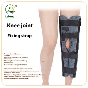 Alat Rehabilitasi Penyangga Patela Eksternal untuk Fiksasi Fraktur Ligamen Sendi Lutut, dengan Gesper yang Dapat Disesuaikan - Product Image 2