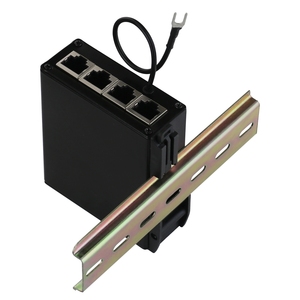 Telebahn 4 cổng mạng Surge Protector PoE E10/E100/e1000mbps RJ45 Ethernet gigabie PoE SPD - Product Image 4