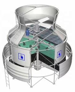 Menara Pendingin FRP Aliran Berlawanan Kelas Industri dengan Motor Buatan Khusus Produktivitas Tinggi Dari Produsen Asli - Product Image 6