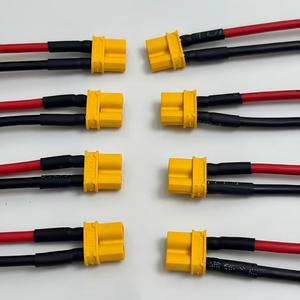 Kabel Ekstensi XT30 Pria Wanita Kustom, Konektor Daya Arus Tinggi untuk Baterai Drone RC FPV - Product Image 4