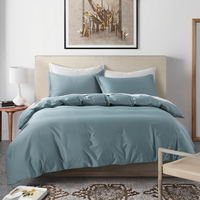 Vente en gros d'ensembles de literie 100% coton tailles King Queen Twin-4 6 pièces housse de couette drap taies d'oreiller ensembles avec techniques de couture