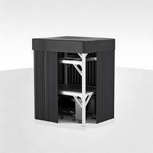 LBTEK SCW3012-HPR Cortina de Protección contra la Luz, Plataforma Óptica, Cámara Oscura, Marco para Instrumentos, Perfil de Aluminio, Recinto de Laboratorio - Product Image 5