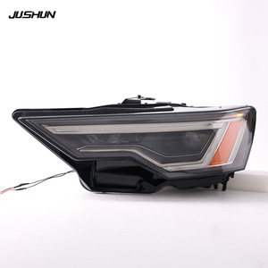 Ensemble de phares Jushun Audi A6 C8 version américaine, feux de jour à LED, clignotants, pièces d'origine - Product Image 3