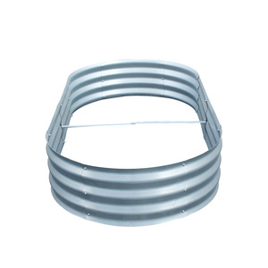 Lit de jardin surélevé galvanisé pour <span class=keywords><strong>l</strong></span>égumes Jardinière surélevée en métal - Product Image 4
