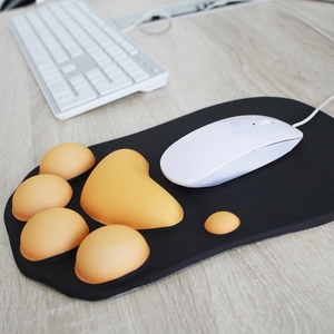 Mèo Paw Mouse Pads với mềm Silicone cổ tay nghỉ ngơi cổ tay đệm máy tính 3D Mouse Mat - Product Image 2