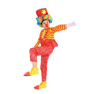 ชุดตัวตลกงานรื่นเริง ชุดคอสเพลย์ ชุดโจ๊กเกอร์ฮาโลวีน ชุดตัวตลกสำหรับงานปาร์ตี้ครอบครัว - Product Image 5