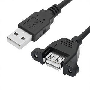 <span class=keywords><strong>Cavo</strong></span> di <span class=keywords><strong>Prolunga</strong></span> <span class=keywords><strong>USB</strong></span> 2.0 da 20 Pollici con Fori per Viti, Pannello Chassis per Unità Flash, <span class=keywords><strong>Cavo</strong></span> Dati Maschio-Femmina in Rame Senza Ossigeno per Computer - Product Image 1