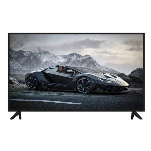 Factory wholesale black 98 inch flat screen TV HD with smart TV LED television front frame 4k high definition