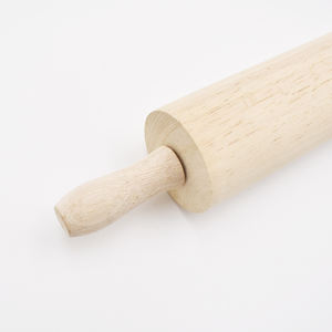 ไม้คลึงแป้งยางพาราขนาด 8/9 นิ้ว เกรดอาหาร สำหรับทำขนม พิซซ่า <span class=keywords><strong>ฟอง</strong></span><span class=keywords><strong>ดอง</strong></span>ท์ ไส้พาย และแผ่นแป้ง - Product Image 2