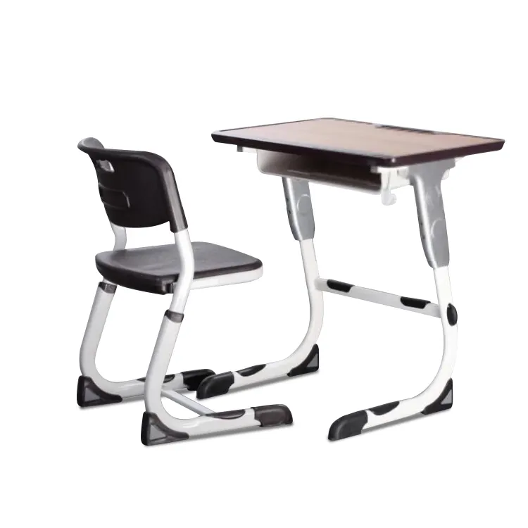 New and cheap commercial school furniture adjustable school sets study desk and chairs