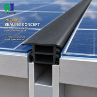 Bande d'étanchéité en caoutchouc EPDM résistante aux hautes températures pour panneaux solaires, joint extrudé en forme de T, étanche aux intempéries, vente en gros, différentes tailles