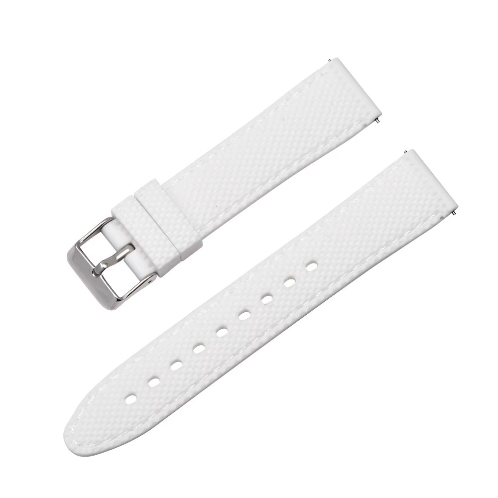 20mm 22mm 24mm Waterproof Unisex Multi Color Silicone Watch Band Soft Replace Rubber Watch Strap with Quick Release Springbar