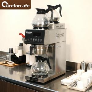 Outstanding China Manufacture Stainless Steel Commercial Drip Coffee Brewing Machine With Hot Water Facet - Product Image 1