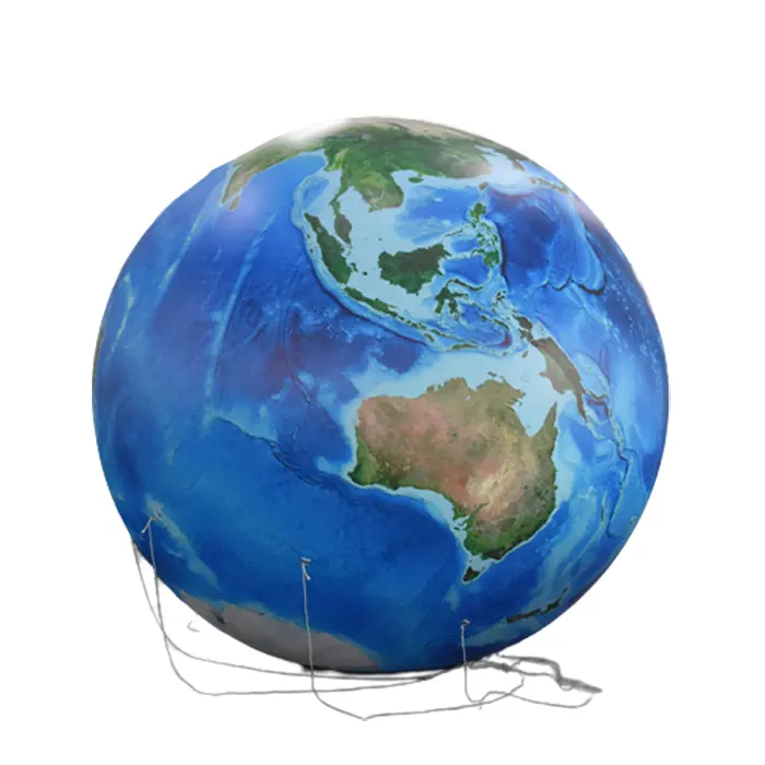 Globo inflable de globo terráqueo, imágenes de satélite, nuevo diseño, a la venta