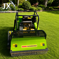 Tondeuse à gazon diesel télécommandée CE, coupe-herbe sur chenilles 800 mm, propulsion électrique 48 V, portée 800 m, moteur 195F, GQ800A
