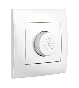 Nhà máy thiết kế EU tiêu chuẩn Quạt điện <span class=keywords><strong>Dimmer</strong></span> max.300w tốc độ quạt điều khiển tường thiết bị chuyển mạch - Product Image 1