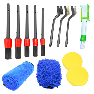 <strong>Best</strong>-selling Electric <strong>Car</strong> Wash Cleaning Brush <strong>Set</strong> with Hog Bristle and Plastic Handle PP Material Detail Brush - Product Image 6