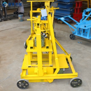 Mesin pembuat blok QT40-3C mesin pembuat bata semen beton tipe Mini Manual - Product Image 3