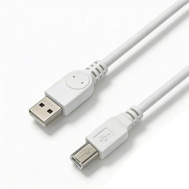 USB A to B Printer Cable High Speed USB 2.0 Printer Cord Compatible with HP Canon Epson Brother Printer Scanner