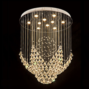 K9 candelabro de cristal moderno de montaje al ras de techo LED luz lámpara colgante lámpara para comedor habitación cuarto de baño dormitorio sala de estar - Product Image 2