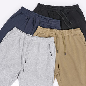 Pantalones Cortos Casuales Esenciales de Verano, Logotipo Personalizado, Marca Privada, Ropa Urbana, 100% Algodón, Pantalones Cortos Deportivos Lisos para Hombre, Pantalones Cortos Gruesos de Moda - Product Image 2