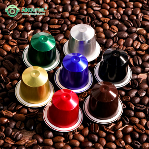 Capsule de café jetable colorée en aluminium avec couvercle pour capsules de café <span class=keywords><strong>Nespresso</strong></span> - Product Image 1