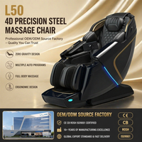 Fauteuil de massage robuste avec chaleur lombaire et massage par aspiration intégral, 30 modes automatiques, L50, pour centre commercial et salon public
