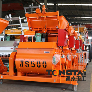 เครื่องผสมคอนกรีตแบบสองเพลา JS500 ความจุ 500 ลิตร กำลังไฟฟ้า 18.5 กิโลวัตต์ สำหรับงานก่อสร้างและวิศวกรรม - Product Image 4