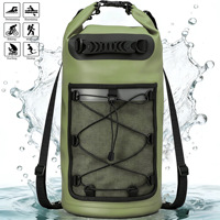 Sac Seau Unisexe Étanche en PVC 30L avec Bretelles, Sac de Rangement Flottant pour la Natation, la Rafting et les Sports de Plein Air - Offre Spéciale