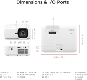 Proyector Láser LS740-4K 4K UHD de 5000 Lúmenes, Cine en Casa - Product Image 3