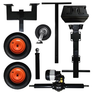 Chariot à trois roues à cadre en acier électrique à haute capacité de charge pour le déplacement de véhicules, la logistique d'entrepôt et la manutention - Product Image 4