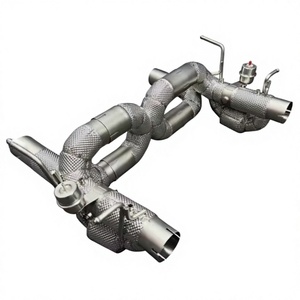 Sistema de Escape Catback Vortex SS304 para Ferrari F8 Tributo Spider 3.9T V8 F154 con Control Electrónico Activo - Product Image 4