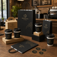 Gobelets en papier écologiques jetables avec couvercles et manchons 12oz 16oz pour boissons chaudes, café, thé, biodégradables et recyclables