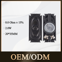 Driver Speaker Getar Aktif KBE 100x45mm 4 Ohm 5W Komponen Audio Persegi Panjang