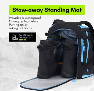 Sac à bottes de ski imperméable, échantillon gratuit, pour organiser les équipements de ski de grande capacité pour adultes et jeunes. - Product Image 4