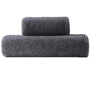 Toalla de Baño para Hombre, de Felpa Coral, 90x180cm, Antibacteriana, para Uso Doméstico, en Gris, Morado, Negro y Blanco - Product Image 1