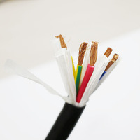 Cable Eléctrico Flexible Redondo de 1.5mm 2.5mm 4mm 6mm, Cable RVV Multifilar de 2 3 4 5 Núcleos
