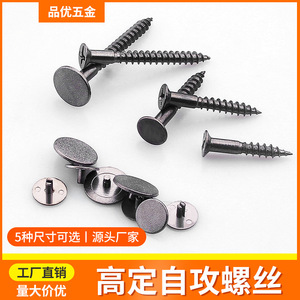 Tornillos autorroscantes Pinyou Hardware M4 Phillips de acero al carbono plateado para fijación de muebles y cajones - Product Image 5