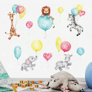 Pegatinas de Animales Personalizadas, Lindas Pegatinas de Pared de Dibujos Animados para Habitaciones Infantiles, Dormitorios, Decoración del Hogar, Vinilos Autoadhesivos Decorativos - Product Image 2