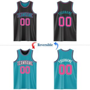 Conjunto de Uniforme de Baloncesto Reversible Personalizado, Uniforme Deportivo sin Mangas para Equipo, Camiseta y Pantalones Cortos para Hombres, Mujeres y Jóvenes - Product Image 2