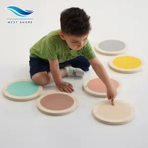 Houten Evenwichtsbalk Stepping Stones Voor Kids Gymnastiek Hindernisbaan Montessori Meubels Balance Board Speelgoed Voor Kind