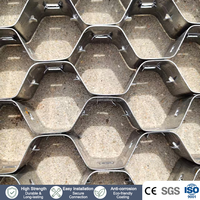 Système d'ancrage réfractaire en treillis métallique hexagonal perforé en acier inoxydable avec service de découpe pour la revêtement des fours à ciment