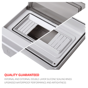 Boîtier de distribution étanche IP65 pour montage en surface en ABS/PC, boîtes électriques extérieures ESON HT - Product Image 6