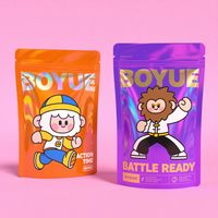 Sachets de café et de thé personnalisés à fermeture éclair refermable, certifiés ISO, imprimés indigo à effet holographique, pour le stockage alimentaire