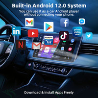 3 in 1 Wireless CarPlay AI Box Konverter Kotak Multimedia Dengan Sistem Android Mendukung YouTube Netflix Play Store