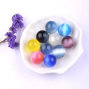 Bola de cristal natural de 20mm, amatista curativa, citrino de cuarzo rosa para rejillas y decoración de Feng Shui - Product Image 6