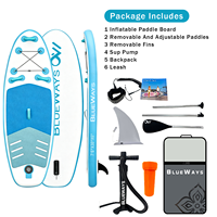 SUP gonflable professionnel pour junior de 7,5 pieds, planche à pagaie pour enfants de 228x76x15 cm avec accessoires, fabrication OEM personnalisée