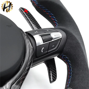 Setir Kemudi Serat Karbon LED <span class=keywords><strong>M</strong></span> Sport Kustom untuk BMW F06/F10-F11/F20-F36/F80-F87/M2-M6 Style 02-M3 - Product Image 3
