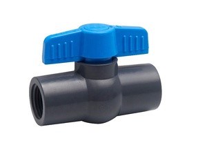 도매 하이 퀄리티 쉽게-배관 <span class=keywords><strong>PVC</strong></span> UPVC 플라스틱 <span class=keywords><strong>pvc</strong></span> 컴팩트 볼 밸브와 제어
